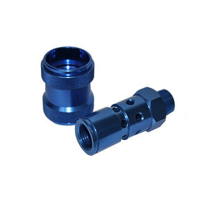 CNC Machining Parts With Blue Anodizing